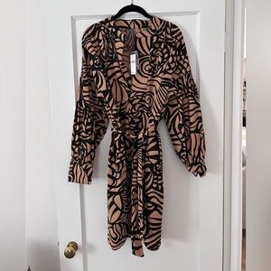 NWT Anthropology print dress.